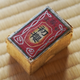 Pictured is a close up of the deck's packaging.